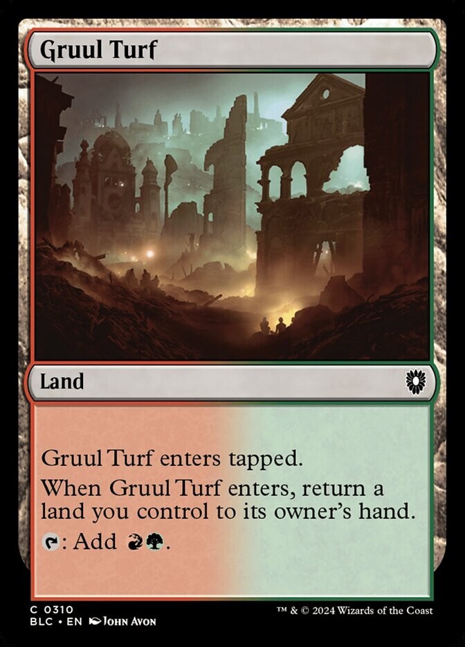 Gruul Turf 0310 Non Foil Common Bloomburrow Commander MTG NM