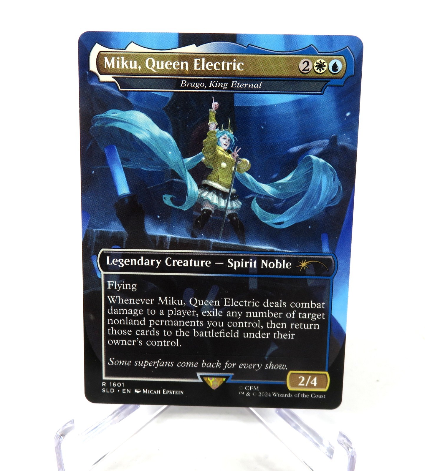 Secret Lair Hatsune Miku Brago King Eternal / Queen Electric Non Foil Borderless