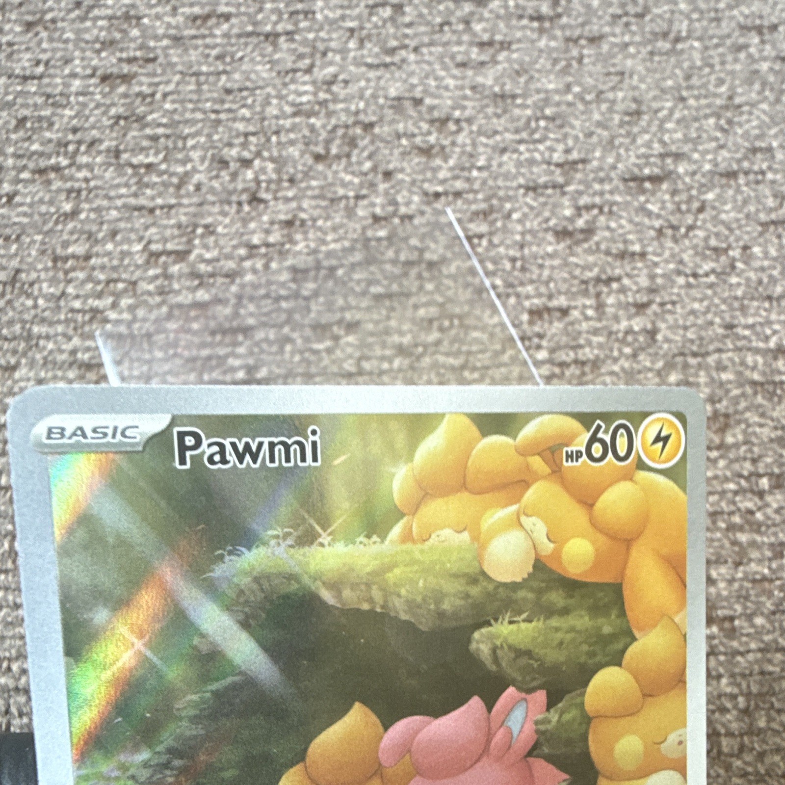 Pokemon TCG Pawmi 226/091 SV Paldean Fates Illustration Rare Holo EN 2024