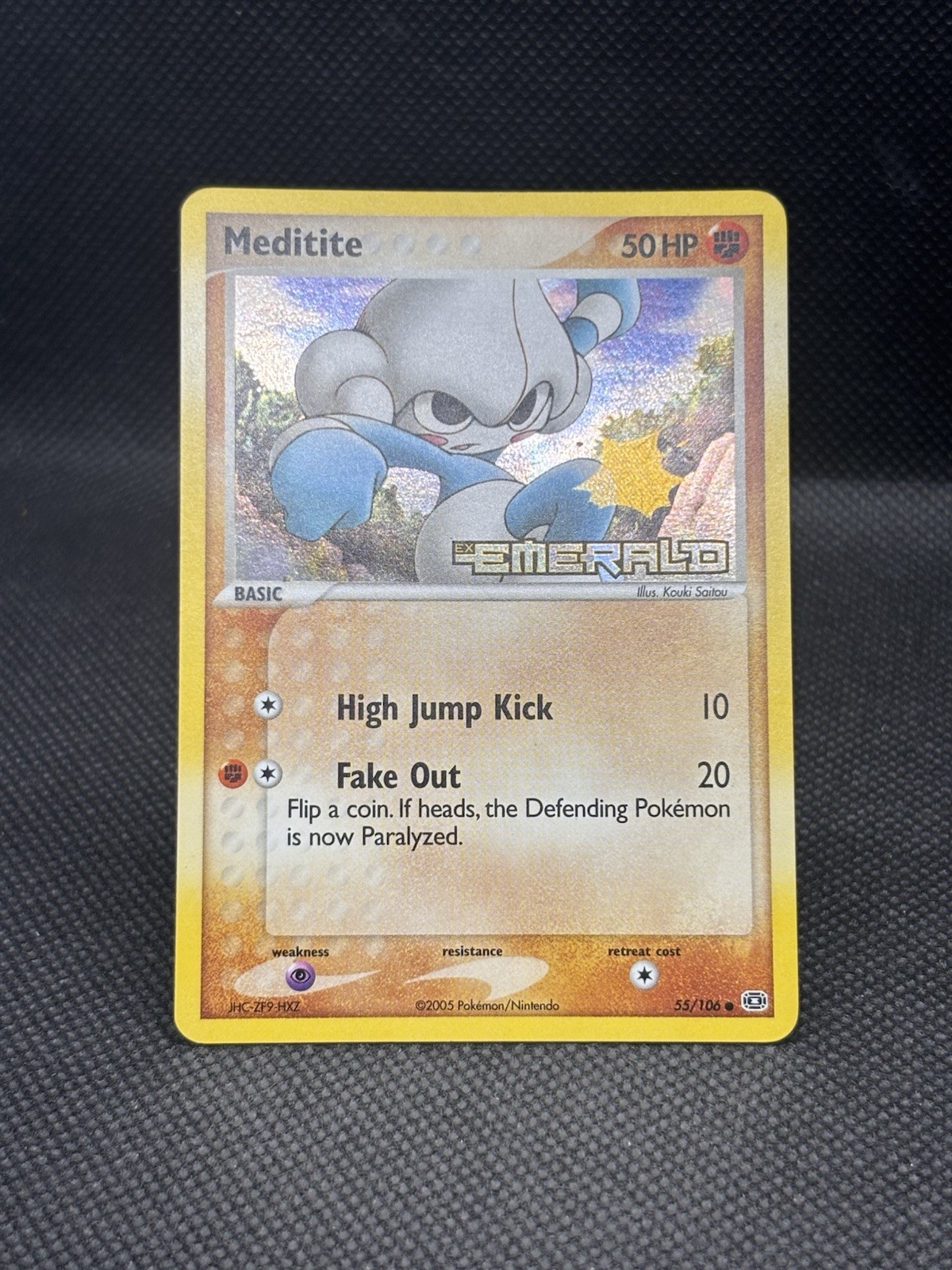 Meditite 55/106 Reverse Holo Emerald