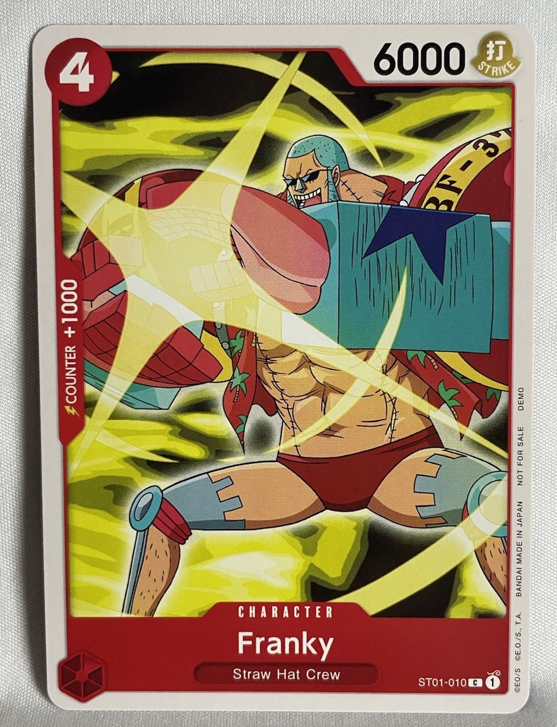 Franky (010) One Piece Demo Deck Card ST01-010