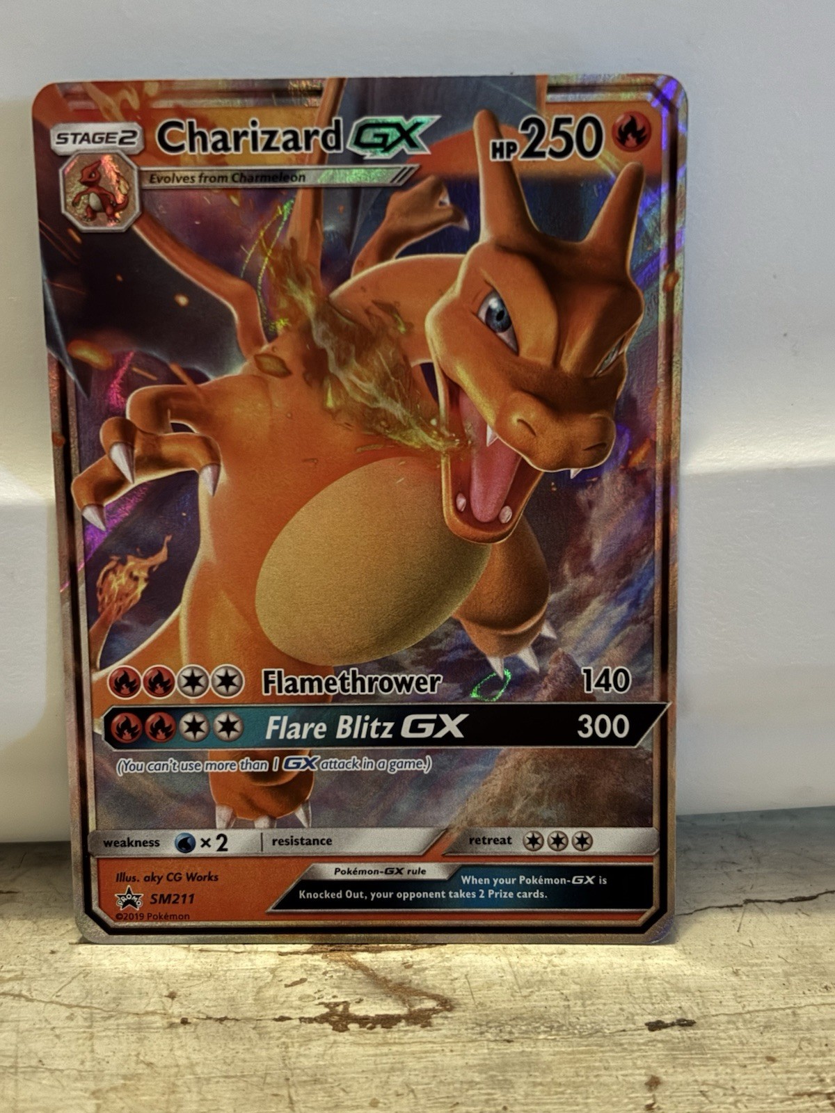 Charizard GX SM211 Sm Holo