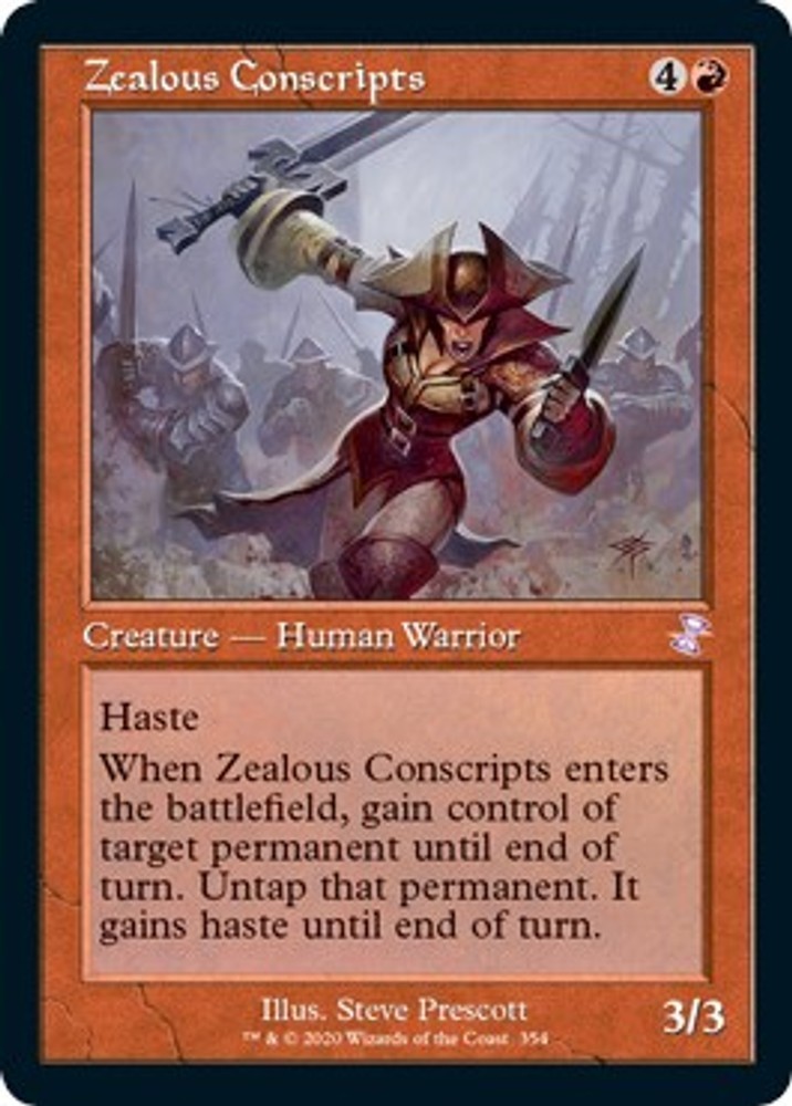 Zealous Conscripts – 354 – Time Spiral: Remastered – MTG