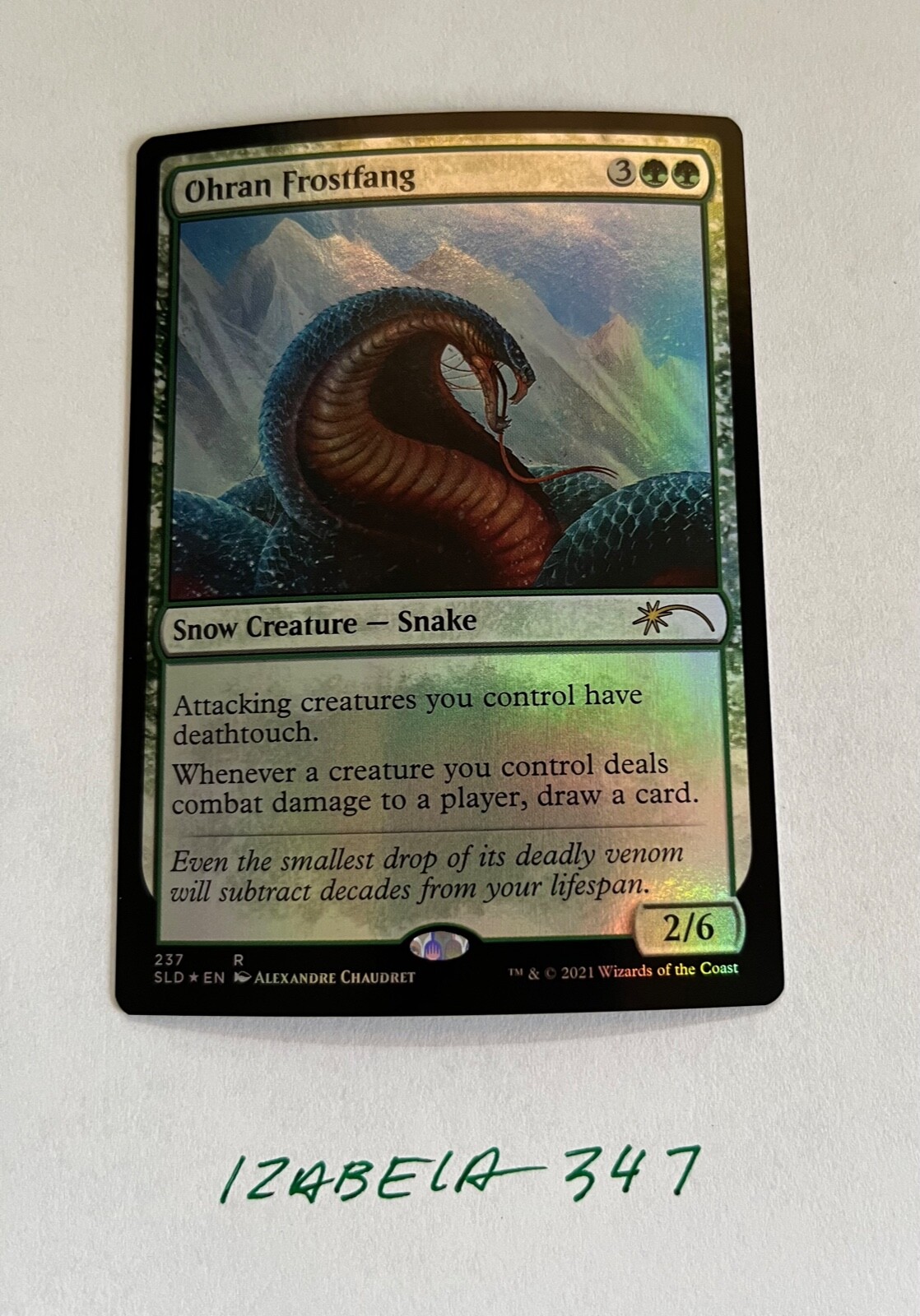 MTG Ohran Frostfang – FOIL – Secret Lair Drop #237 NM/M Unplayed
