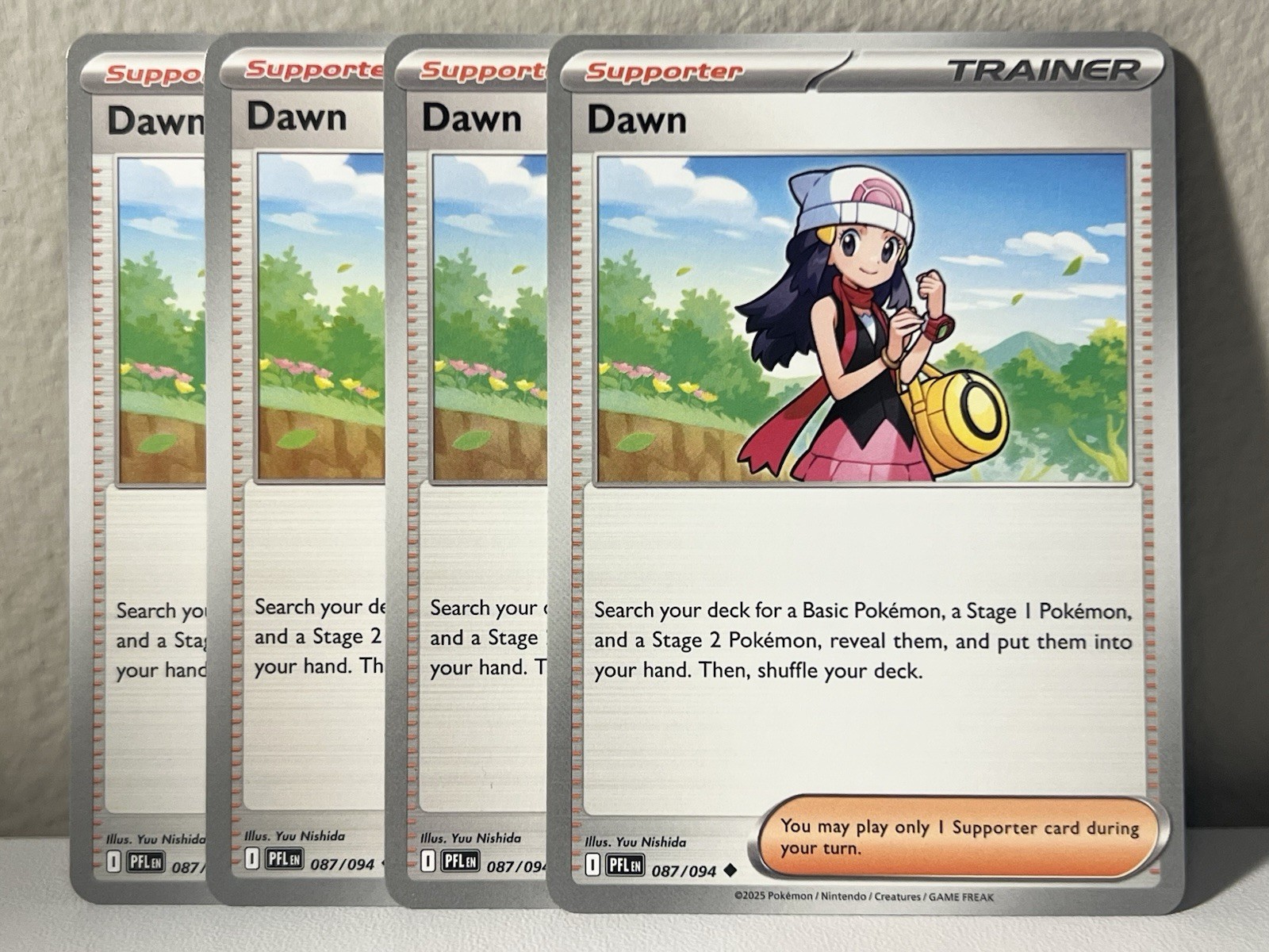 4x Dawn 087/094 x4 – Phantasmal Flames – Pokemon TCG – Playset