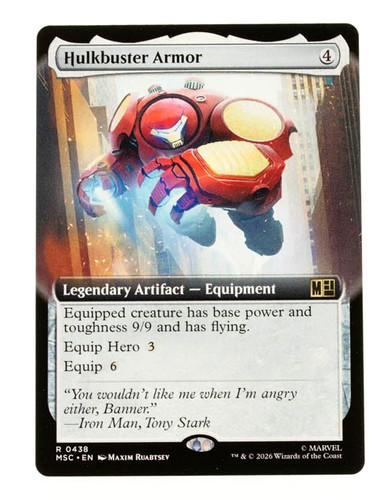 Hulkbuster Armor – Extended Art – Marvel Super Heroes – NM