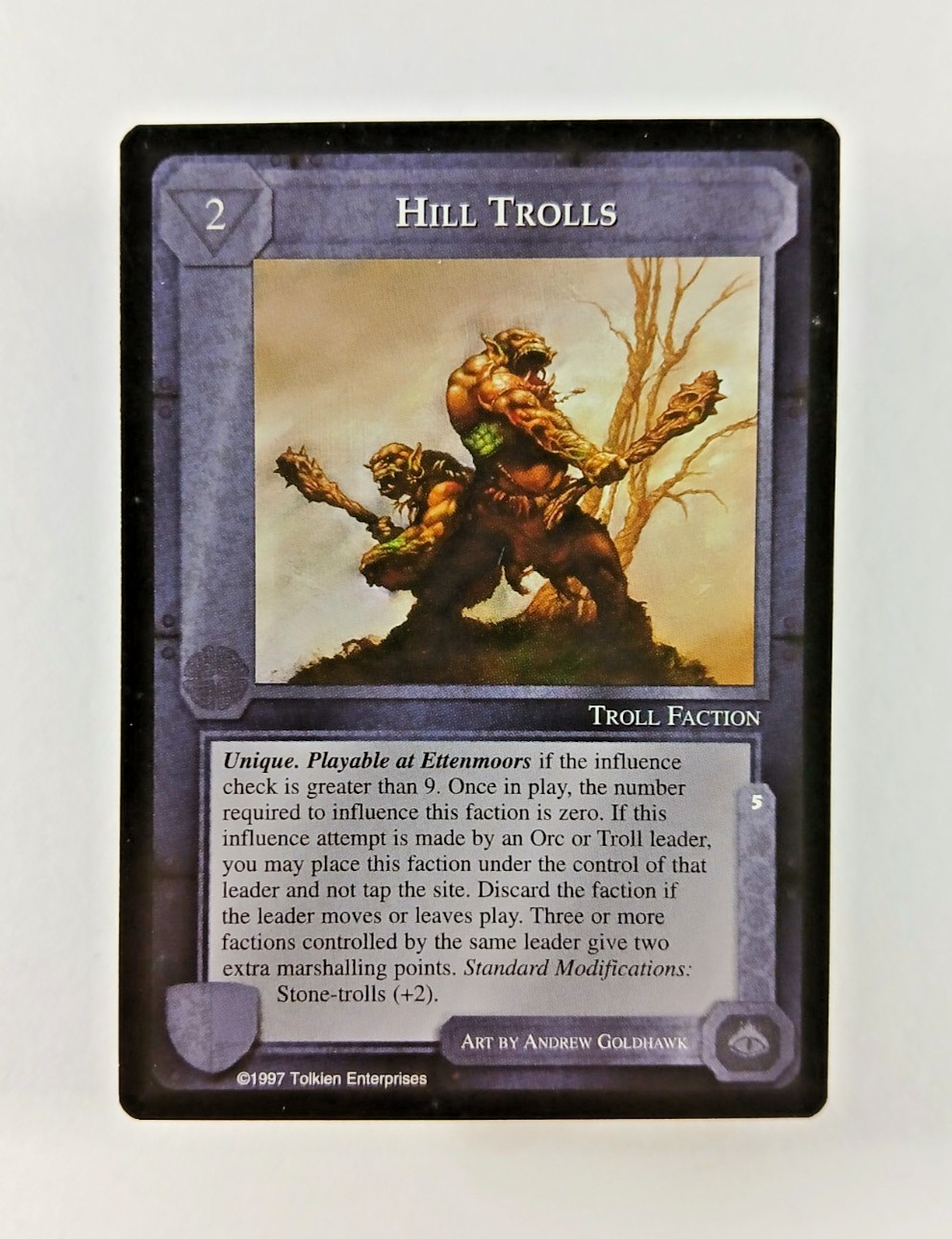Hill Trolls – Middle Earth CCG card (1997 ICE) MECCG Lidless Eye Resource LotR
