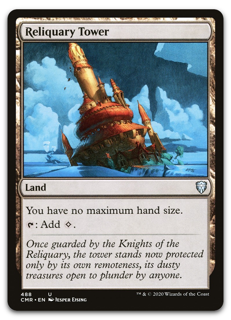 Reliquary Tower #488 (LP) Commander Legends CMR Magic MTG