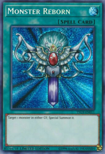 *** MONSTER REBORN *** PRISMATIC SECRET RARE TN19-EN011 YUGIOH!