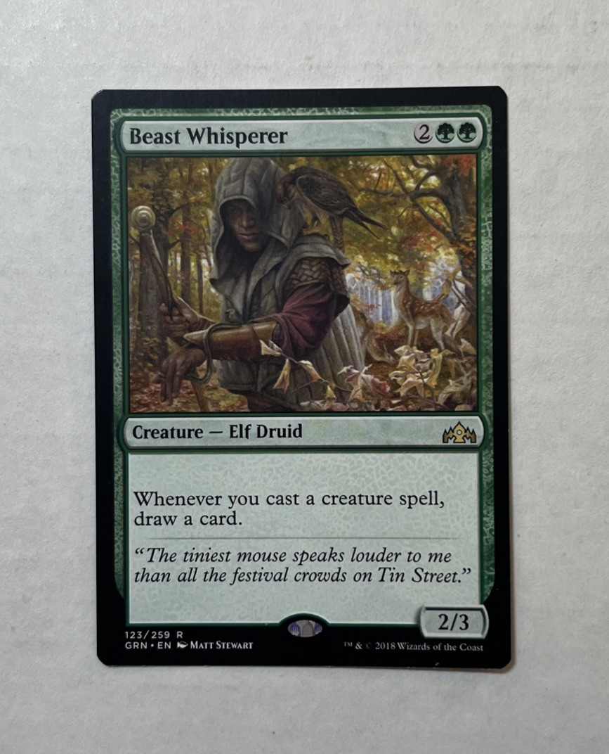 Beast Whisperer – Mint Pack Fresh – Guilds of Ravnica MTG Magic Card English