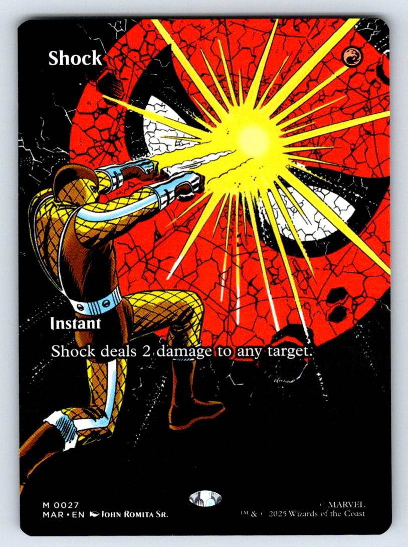 Shock (Borderless) Marvel Universe Eternal-Legal MAR 27 Normal NM Piotr Dura
