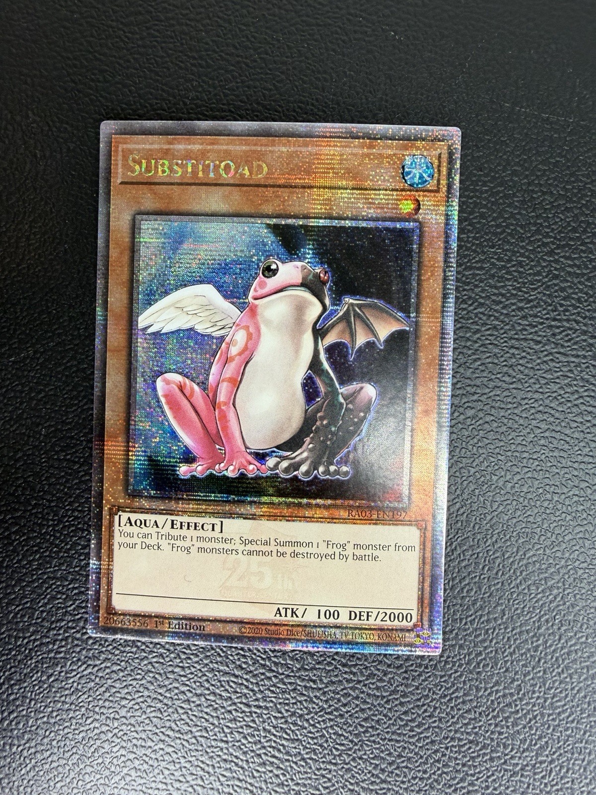 Substitoad (Quarter Century Secret Rare) RA03-EN197 Quarter Century Bonanza NM