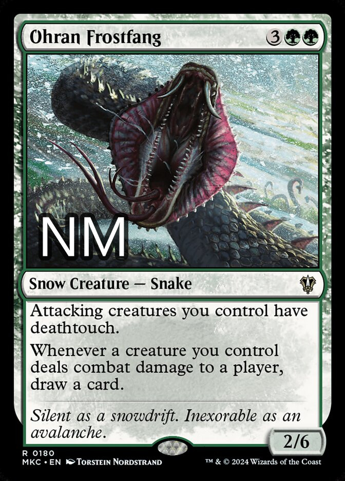 [1x] Ohran Frostfang Near Mint, English MKM MtG Magic the Gathering