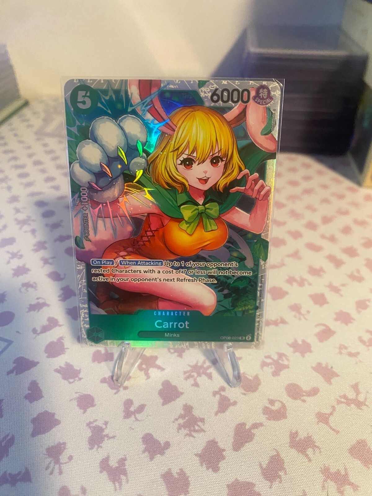 Carrot OP08-023 SR Two Legends One Piece NM – RP