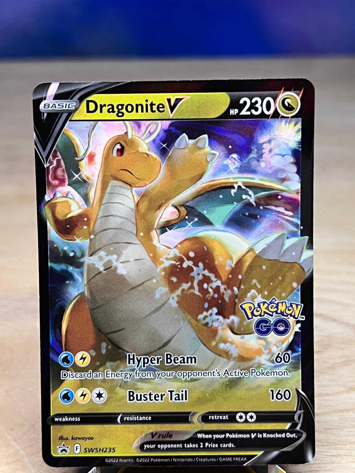 SWSH Black Star Dragonite V SWSH235 Promo Pokemon NM/M
