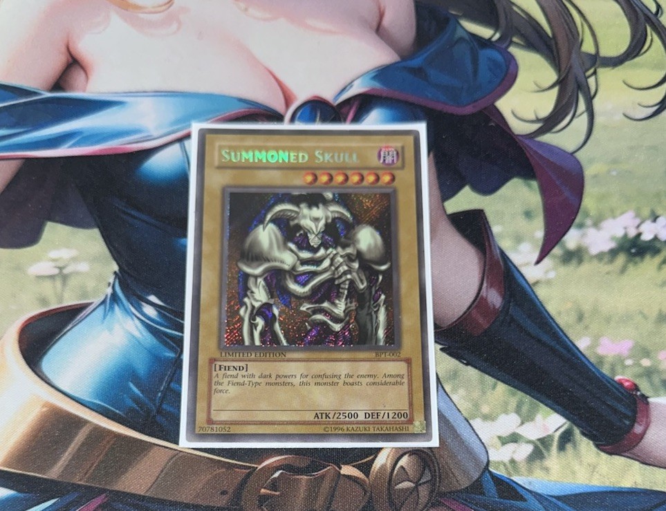 Summoned Skull BPT-002 Yugioh Card TCG 2002 Collectors Tin Limited Edition DMG