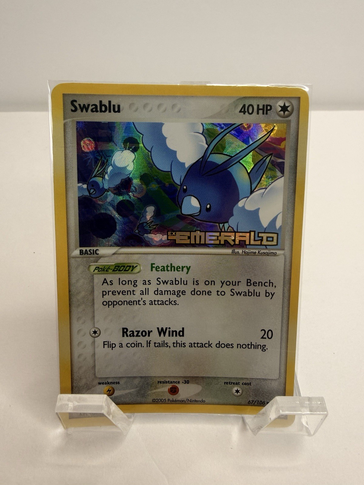 Swablu 67/106 Emerald Reverse Holo | TCG Very Nice Condition