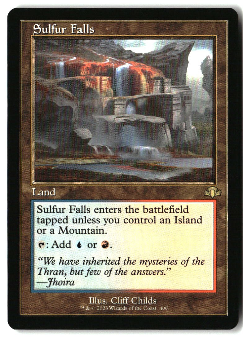 MTG Sulfur Falls (Retro Frame) [DMR – 400] LP