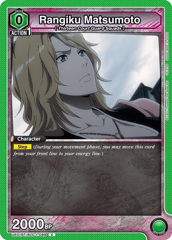 Rangiku Matsumoto (089) Common UE01BT: BLEACH: Thousand-Year Blood War UE01BT/BL