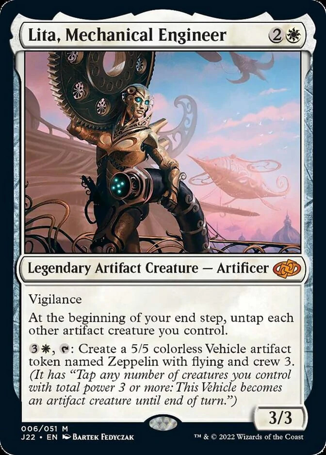 MTG Lita, Mechanical Engineer [Jumpstart 2022] Near Mint Magic