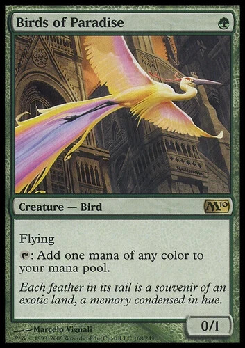 Birds of Paradise Magic 2010 (M10) Regular NM/EX * Classic *