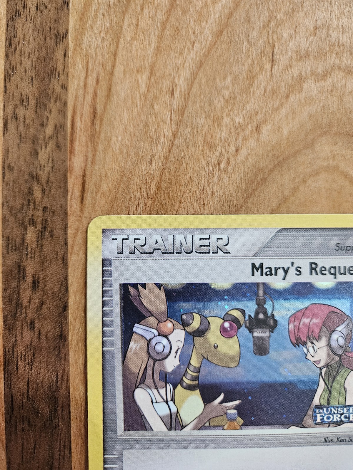 Mary’s Request 86/115 Unseen Forces Reverse Holo Stamped NM Condition