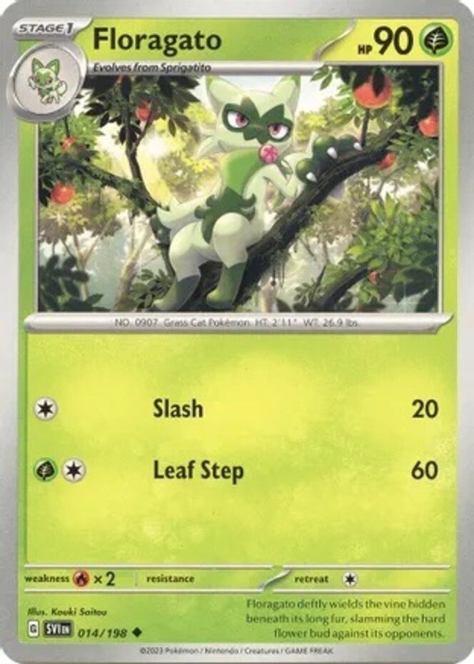 Floragato – 014/198 – Uncommon – Lightly Played