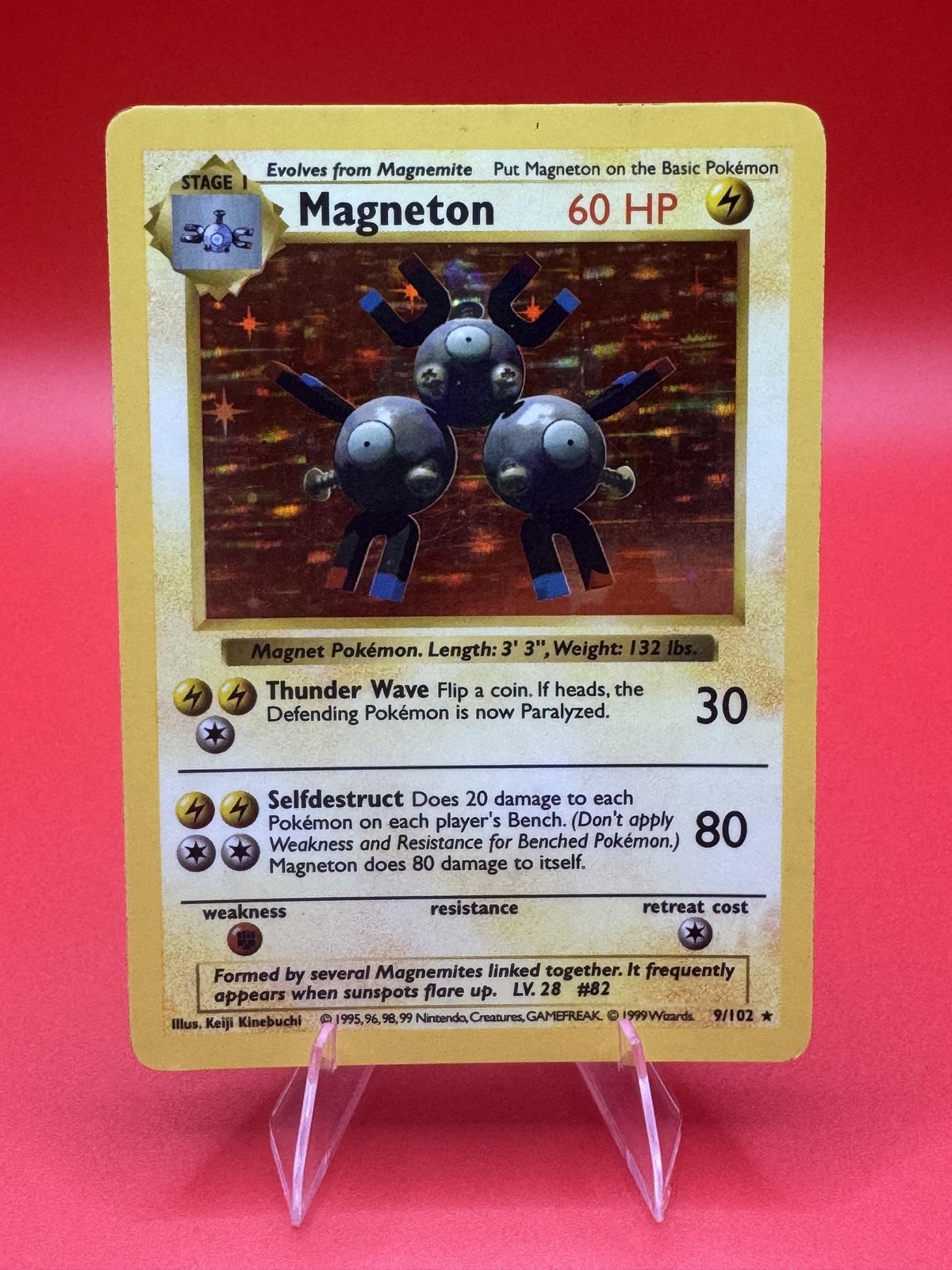 Base Set (Shadowless) #009/102 Magneton