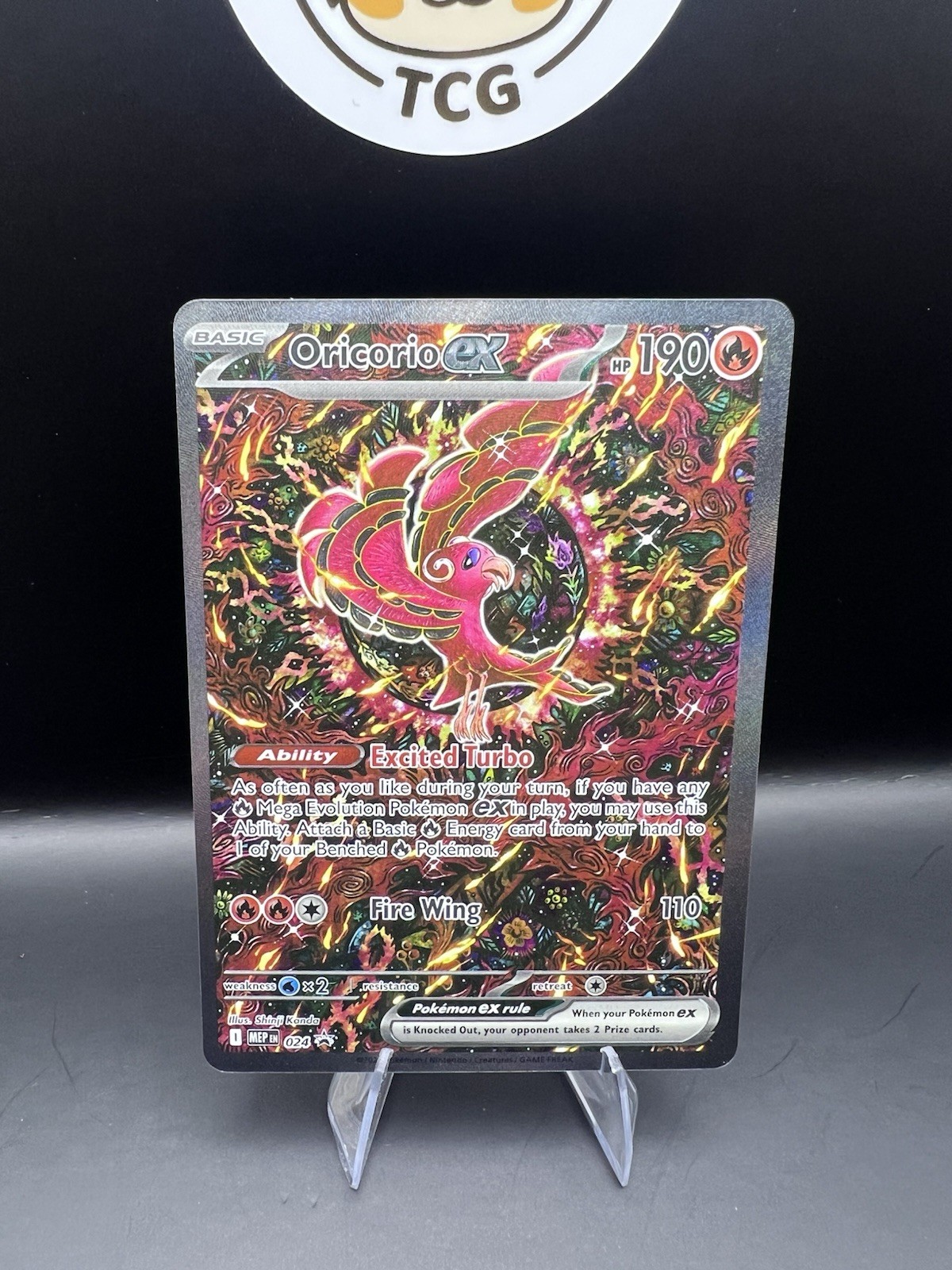 Oricorio ex 024 Me: Mega Evolution Promo Holo