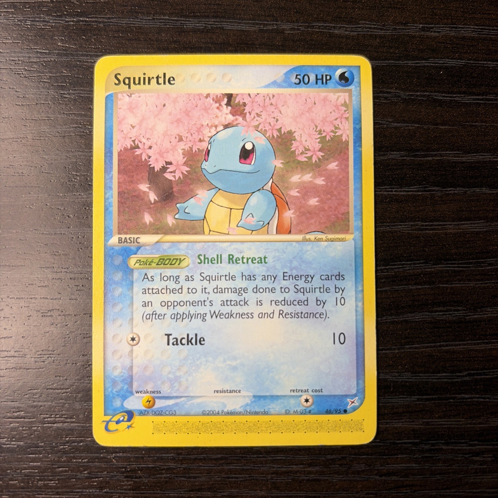 Squirtle EX Team Magma Vs. Team Aqua 46/95 Common Pokemon TCG English MP