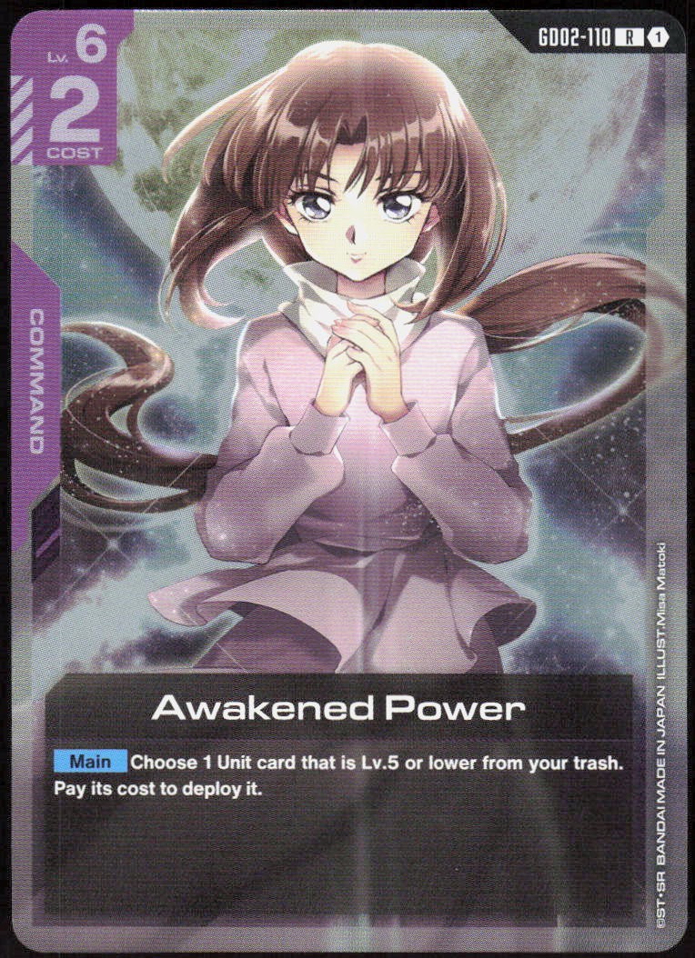 Awakened Power [GD02 – GD02-110]ENGundam Card GameDual Impact