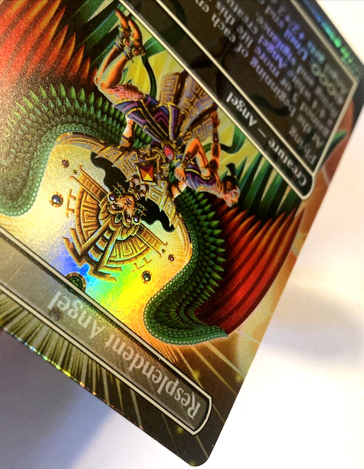 MTG Resplendent Angel BORDERLESS FOIL The Lost Caverns of Ixalan 0334 Foil
