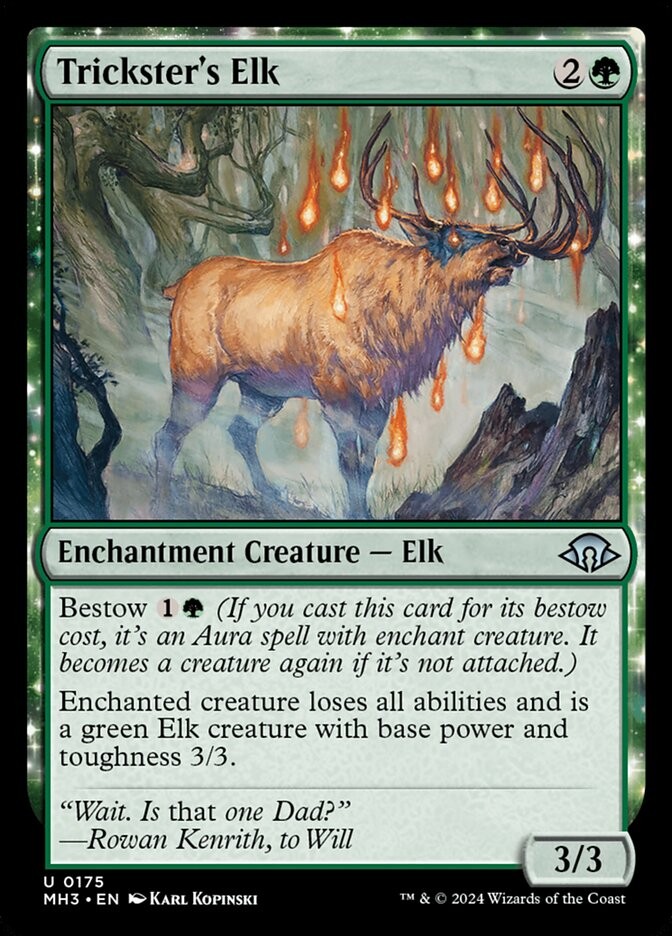 Trickster’s Elk Foil (Modern Horizons 3) #175 MTG near mint