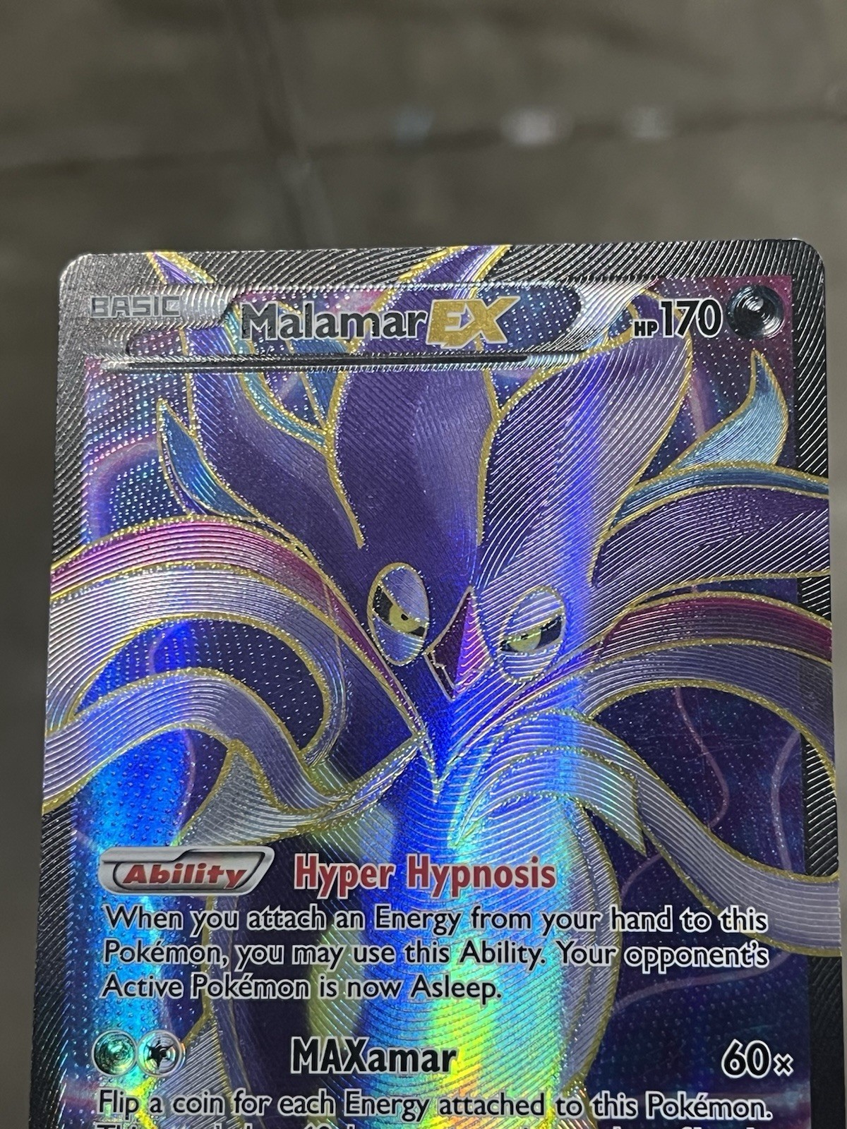 Pokémon TCG Malamar EX Phantom Forces 115/119 Full Art Ultra Rare Holo MP-