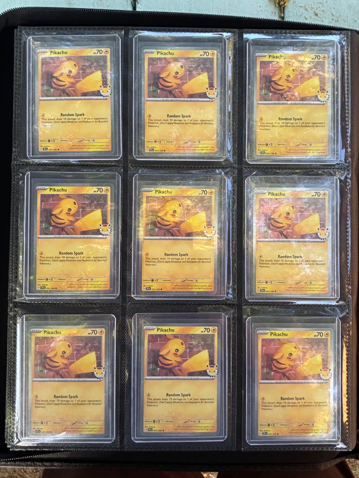 Pikachu 051 /162 Stamped 2026 Pokemon Day 30th Anniversary Promo NM
