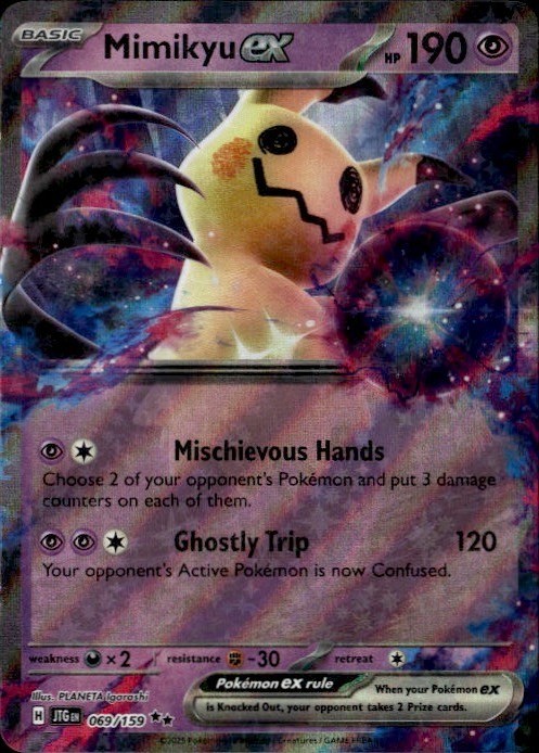 Mimikyu ex Double Rare JTG SV09: Journey Together 069/159