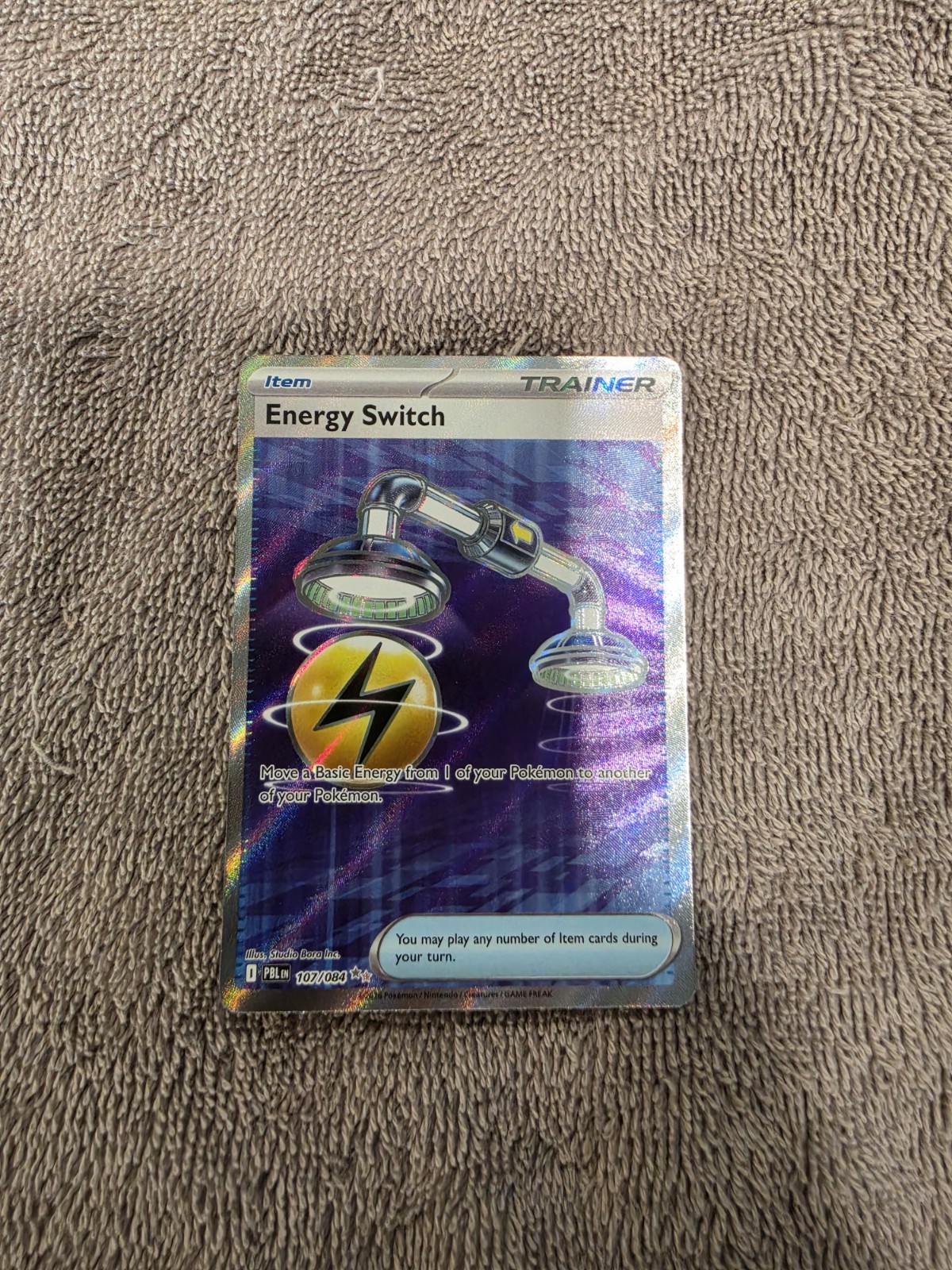 Pokémon TCG Energy Switch 107/084 Pitch Black English Near Mint