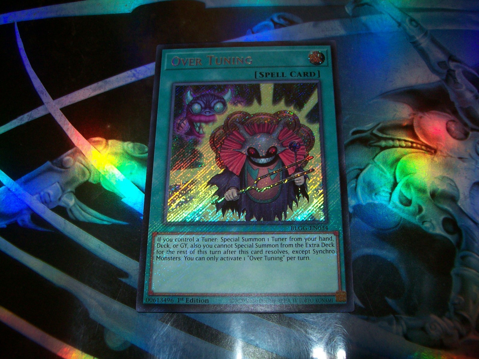 Over Tuning 1st Edition Secret Rare BLGG-EN034 Yu-Gi-Oh!