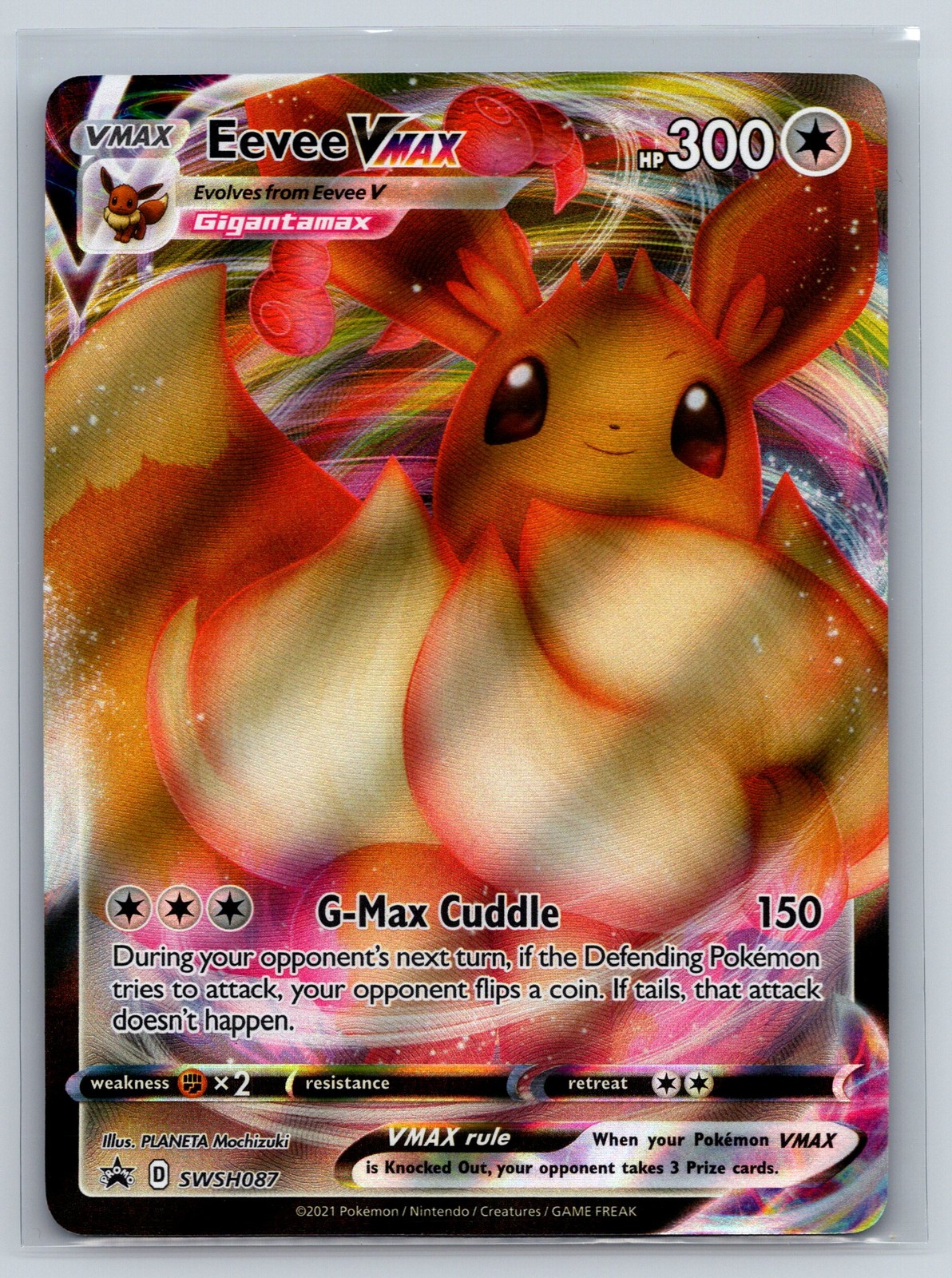 SWSH: Sword & Shield Promo Cards #SWSH087 Eevee VMAX