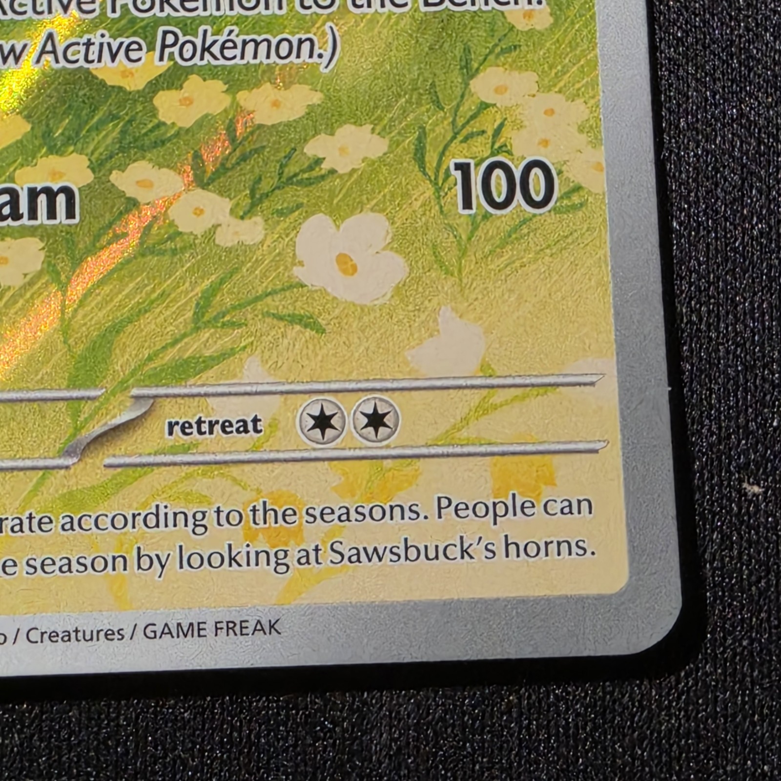 Pokemon TCG- Sawsbuck – 092/086 – SV: White Flare (WHT) Illustration Rare NM
