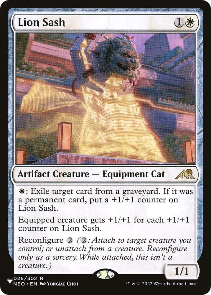 Lion Sash R The List Reprints 026/302 NM