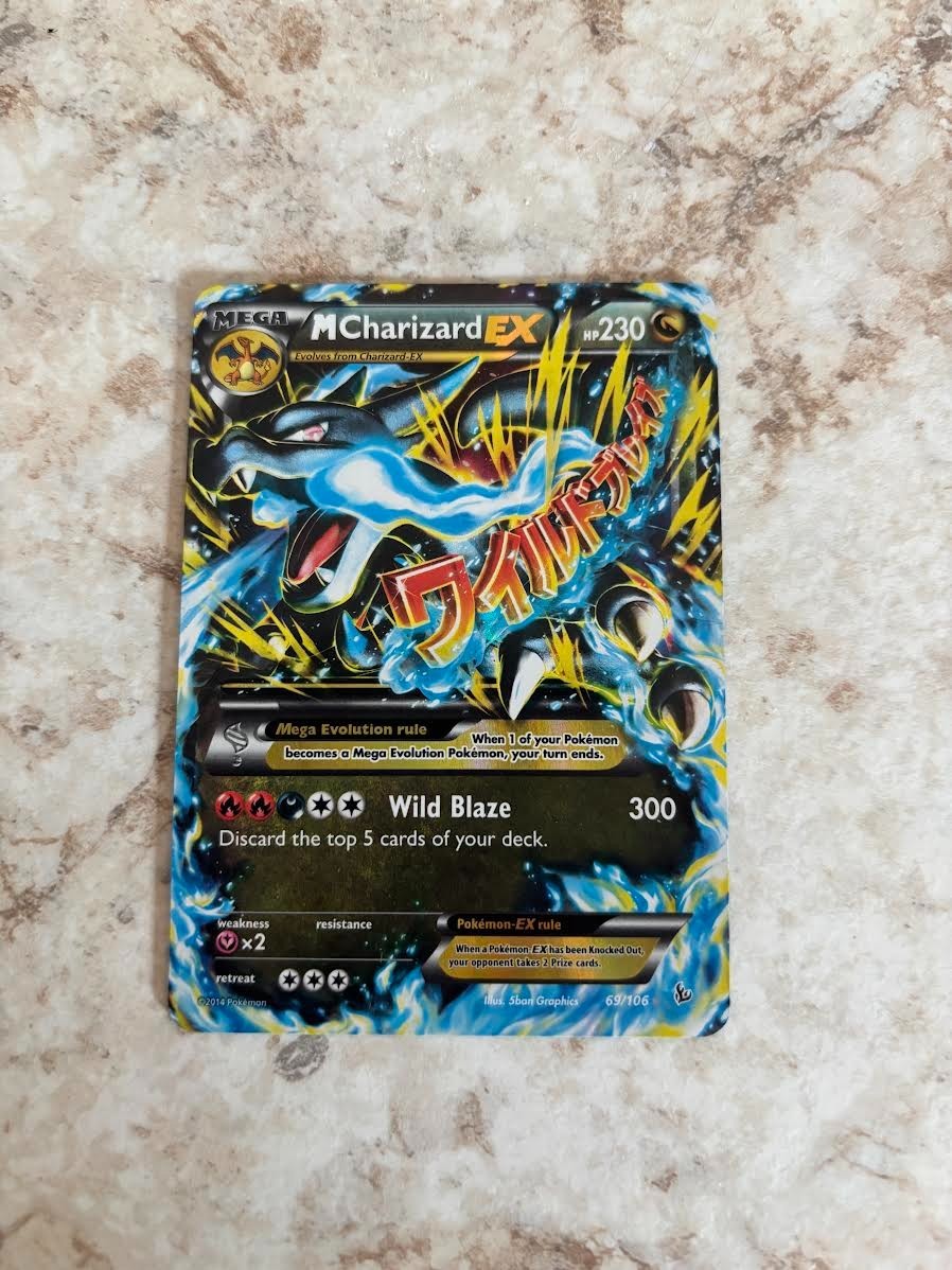 M Charizard EX (X) 69/106 Flashfire Holo