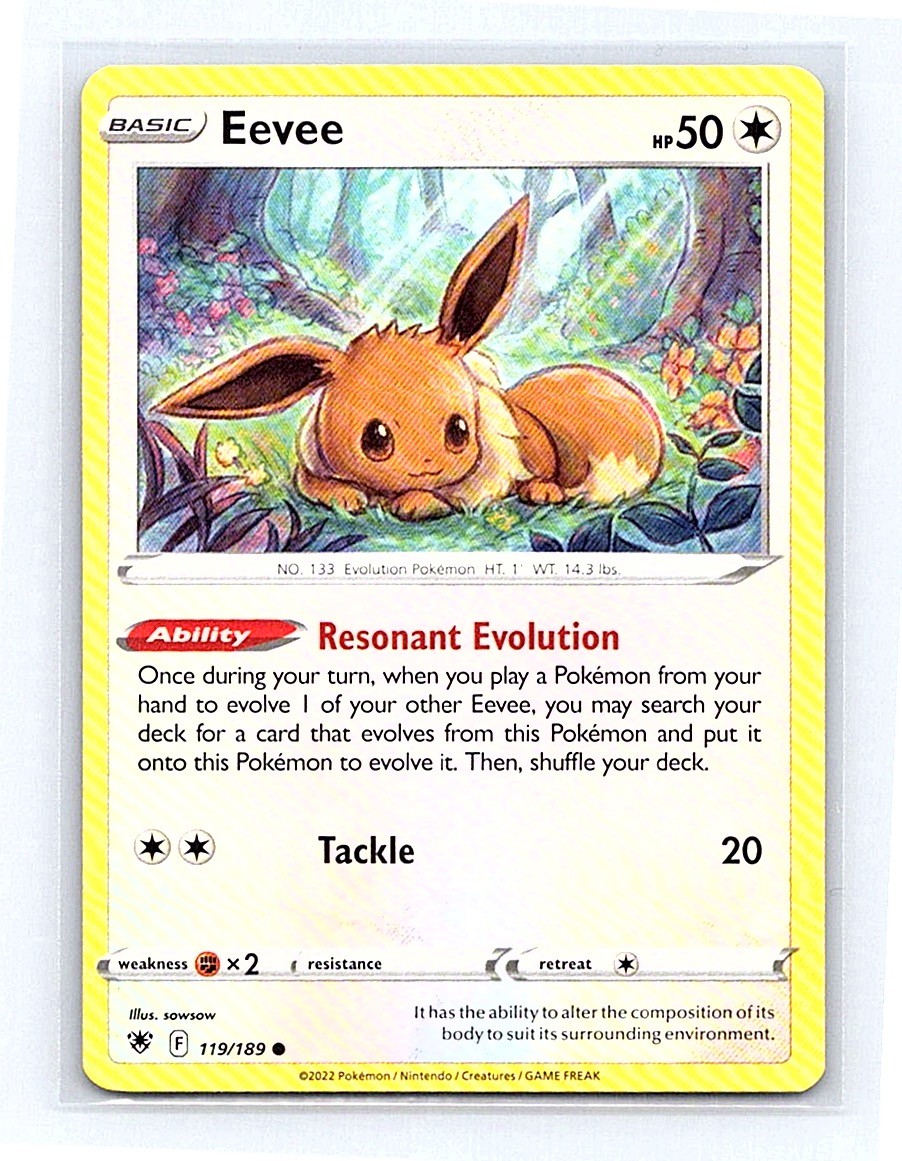 Eevee 119/189 SWSH10: Astral Radiance Common NM