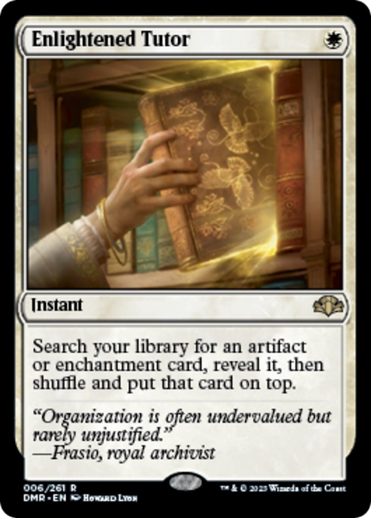 Enlightened Tutor – 6 – NM – Dominaria Remastered