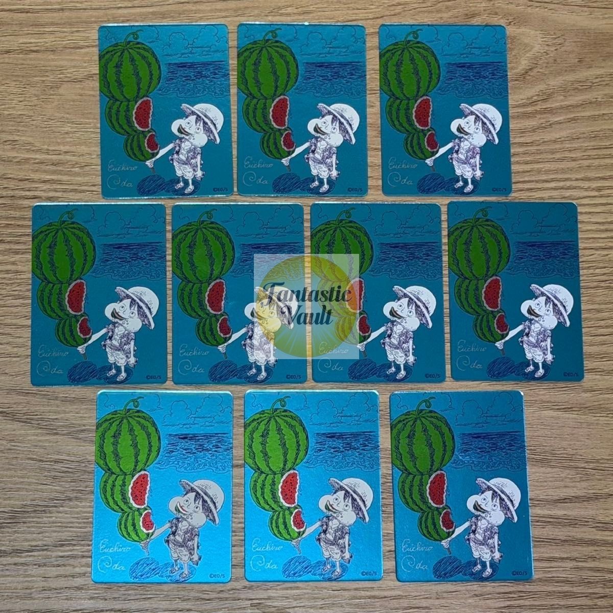 Set of 10 One Piece Luffy Natsucomi 2026 Meta-Kira Promo Card Japan Exclusive JP