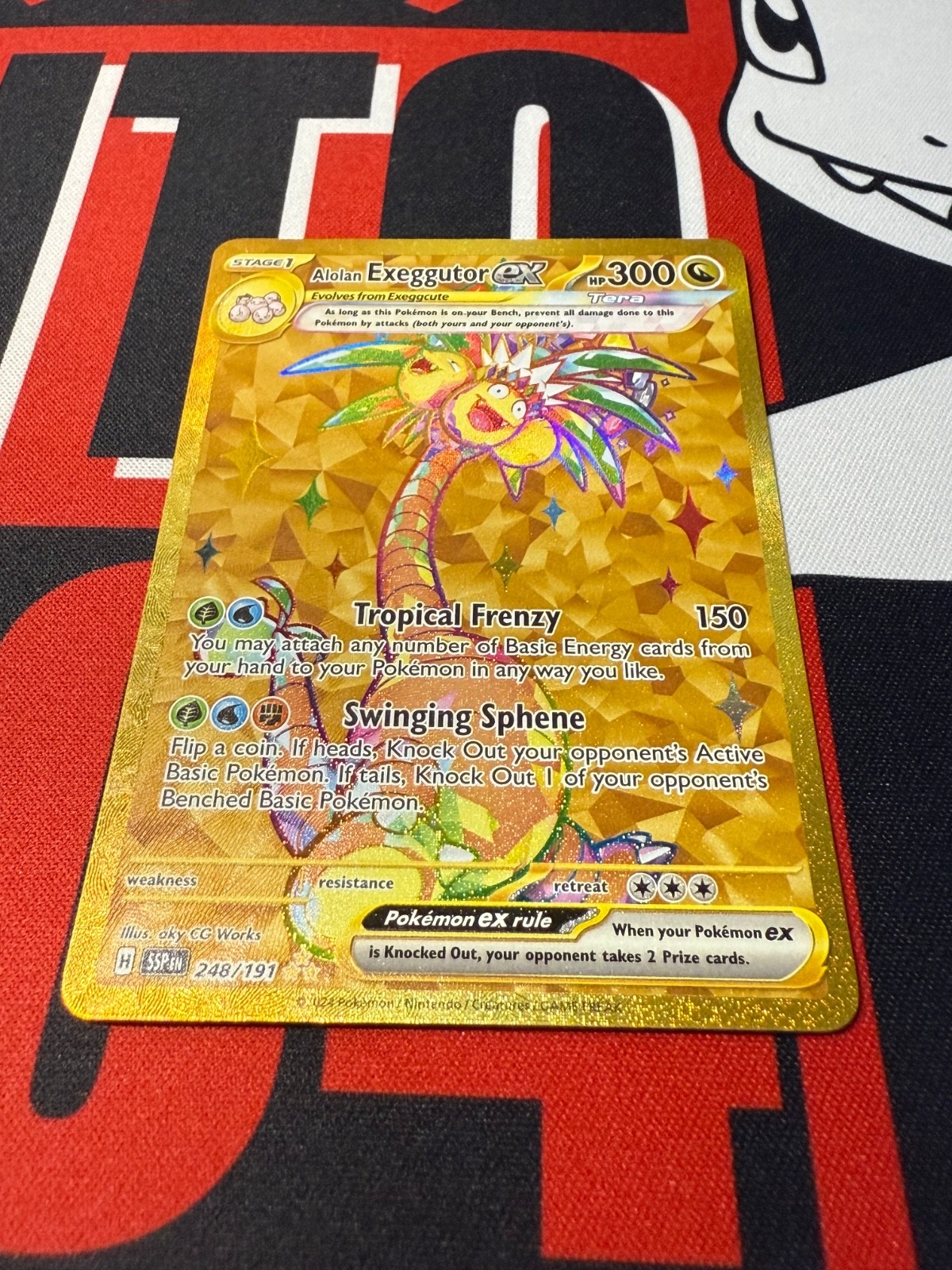 Alolan Exeggutor ex 248/191 Sv08: Surging Sparks Holo NM