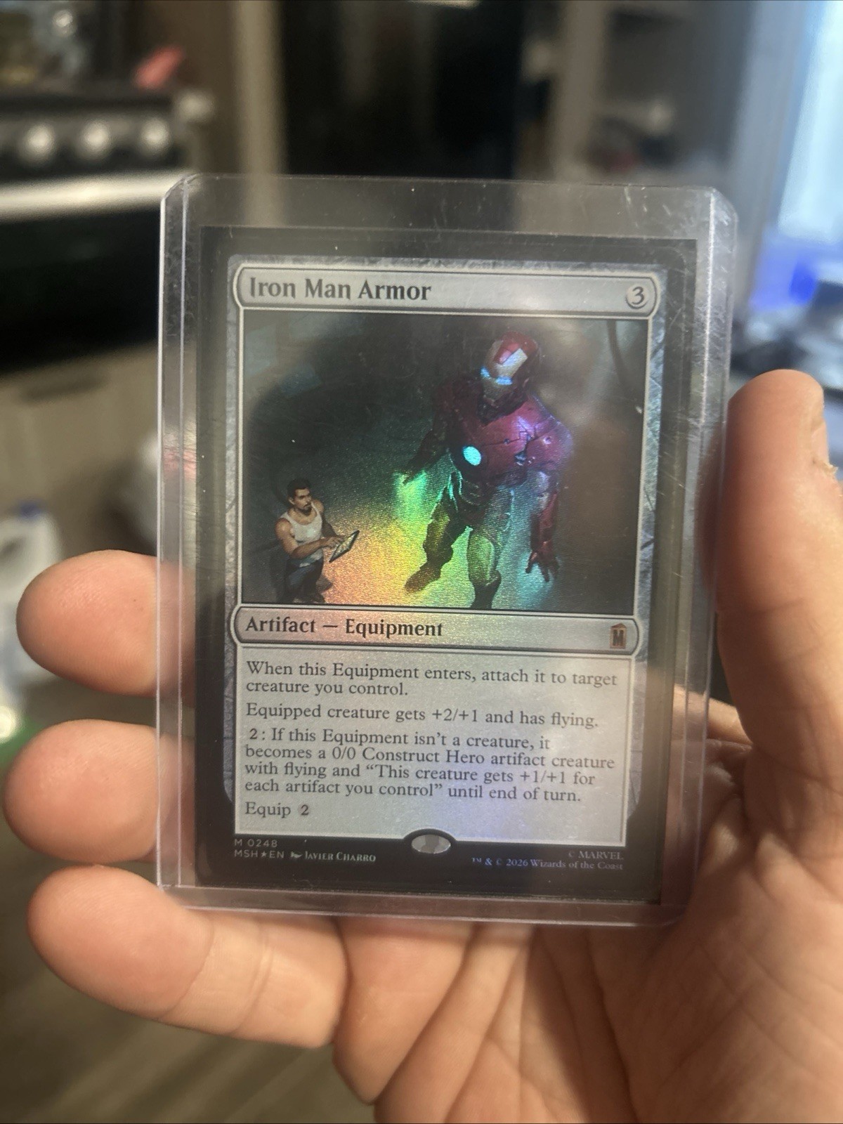 Iron Man Armor (Foil) Mythic MTG Marvel Super Heroes