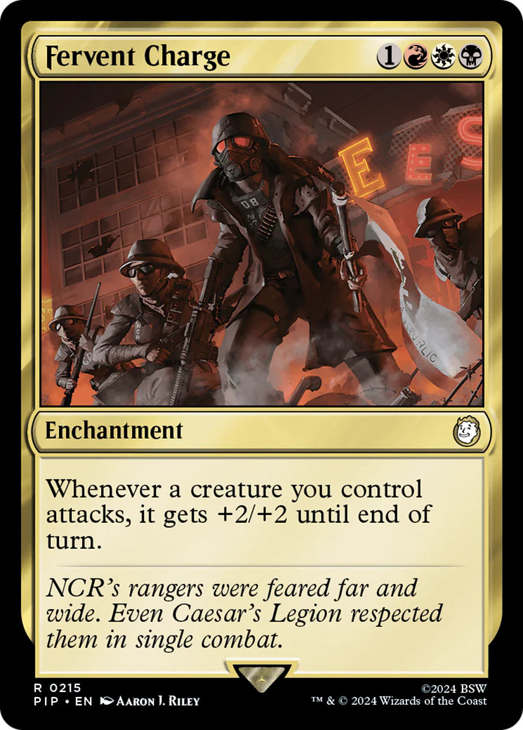 MTG Fervent Charge [Fallout] Near Mint Magic