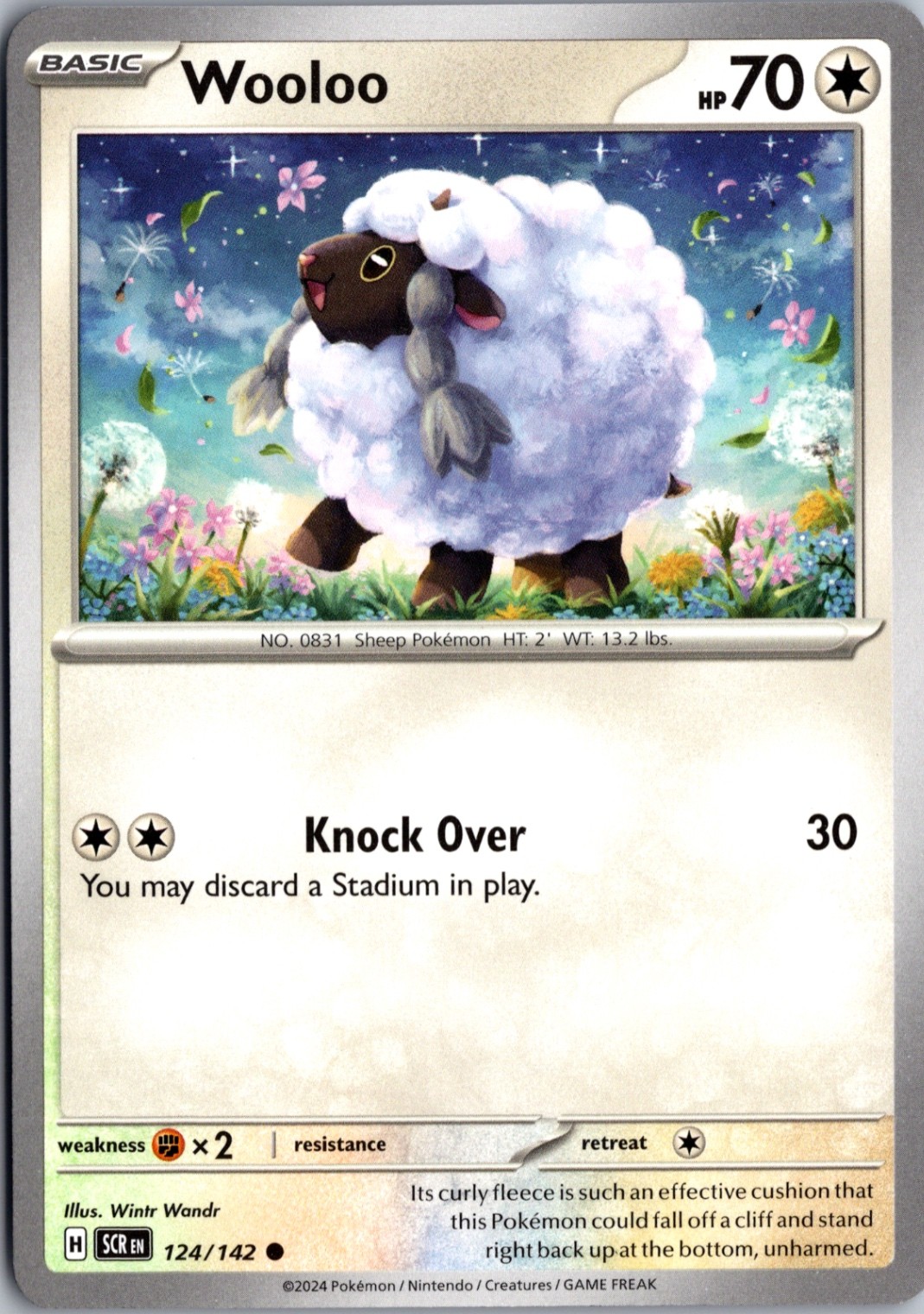 Wooloo Common SV07: Stellar Crown 124/142 NM