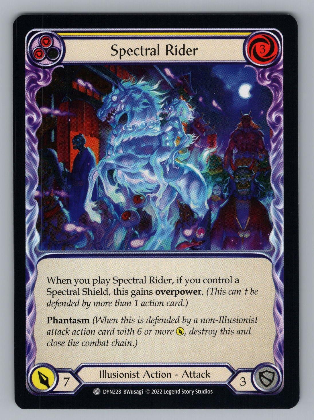 SPECTRAL RIDER (YELLOW) DYN228 C FLESH AND BLOOD NM WISNU TAN!,